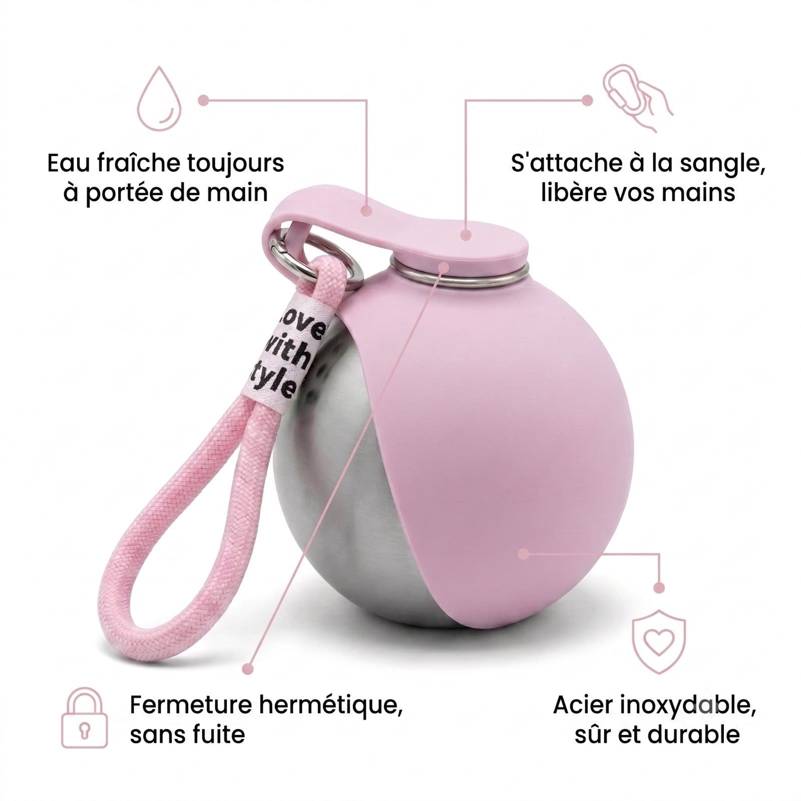 Gourde 2-en-1 - Canipaws